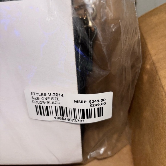 Brand New Valentino Orlandi Mini Quilted Tote Bag. Made with vegan leather. - Picture 4 of 14